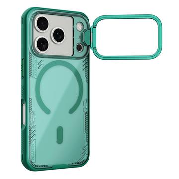 Coque magnétique iPhone 17 Pro Nillkin IceBlade Prop - Compatible MagSafe, Couvercle à lentille coulissante - Verte