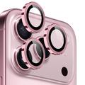 Kit de protection de l'objectif de l'appareil photo iPhone 17 Pro/17 Pro Max Northjo - Rose