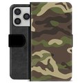 Étui Portefeuille Premium iPhone 17 Pro - Camouflage