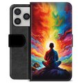 Étui Portefeuille Premium iPhone 17 Pro - Méditation