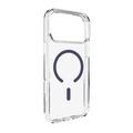Coque hybride iPhone 17 Pro Puro Lite Mag - Bleue / Transparente