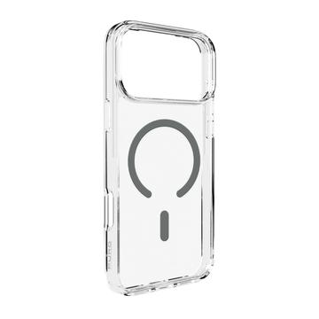 Coque hybride iPhone 17 Pro Puro Lite Mag - Grise / Transparente