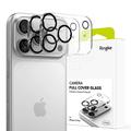 Protection complète de l'objectif de l'appareil photo iPhone 17 Pro Ringke - 2 Pcs. - Noir / Clair