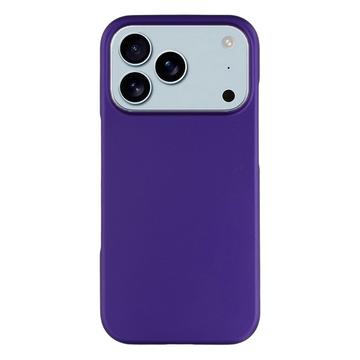 Coque iPhone 17 Pro en Plastique Caoutchouté - Violete