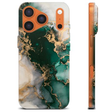 Coque iPhone 17 Pro en TPU - Marbre Jade