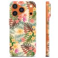 Coque iPhone 17 Pro en TPU - Fleurs Roses