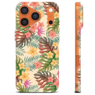 Coque iPhone 17 Pro en TPU - Fleurs Roses