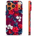 Coque iPhone 17 Pro en TPU - Fleurs Vintage