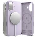 Coque MagSafe iPhone 17 en Silicone Liquide Ringke - Violet Clair