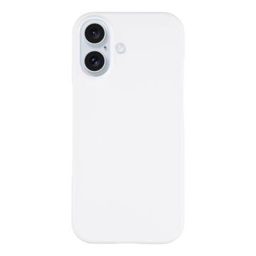 Coque iPhone 17 en Plastique Caoutchouté - Blanche