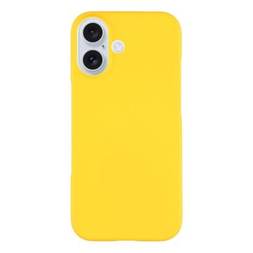Coque iPhone 17 en Plastique Caoutchouté - Jaune