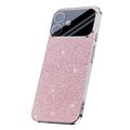 Coque hybride iPhone 17 Paillettes scintillantes - Rose