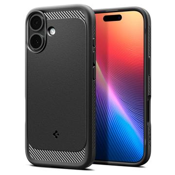 Coque iPhone 17 en TPU Spigen Rugged Armor Mag - Noire