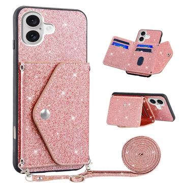 Coque avec Porte-Cartes iPhone 17Stardust - Rose