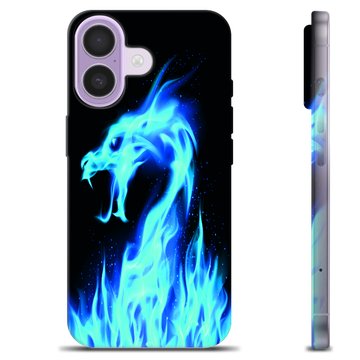 Coque iPhone 17 en TPU - Dragon Feu Bleu