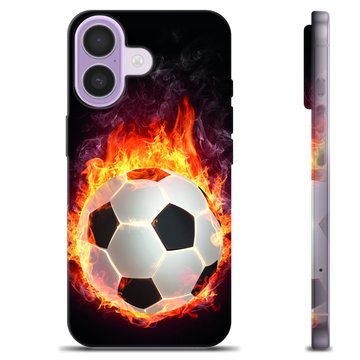 Coque iPhone 17 en TPU - Ballon Enflammé
