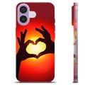 Coque iPhone 17 en TPU - Silhouette de Coeur