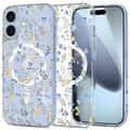 Coque iPhone 17 en TPU Tech-Protect FlexAir MagSafe - Fleurs de printemps