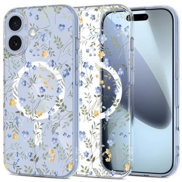 Coque iPhone 17 en TPU Tech-Protect FlexAir MagSafe - Fleurs de printemps