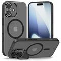 Coque iPhone 17 Tech-Protect MagStand MagSafe - Noir mat