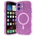 Coque MagSafe iPhone 17 Wave-Edge Laser Glitter