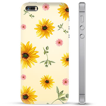 Coque iPhone 5/5S/SE en TPU - Tournesol