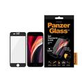 Protecteur d'Écran iPhone 6/6S/7/8/SE (2020)/SE (2022) PanzerGlass Case Friendly CamSlider - Bord Noir