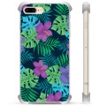 Coque Hybride iPhone 7 Plus / iPhone 8 Plus - Fleurs Tropicales