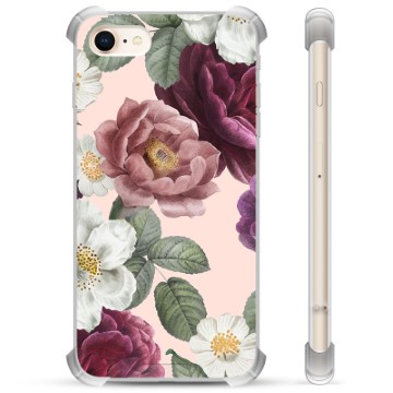 Coque Hybride iPhone 7/8/SE (2020)/SE (2022) - Fleurs Romantiques