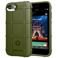 Coque iPhone 7/8/SE (2020)/SE (2022) en TPU Rugged Shield - Vert Armée