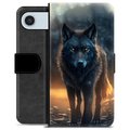Étui Portefeuille Premium iPhone Air - Loup