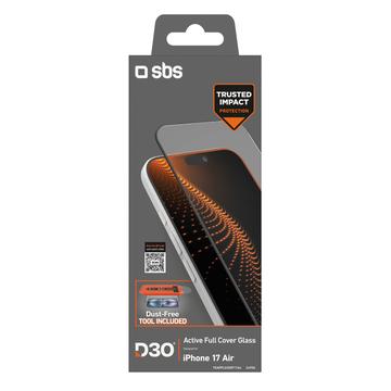 Protecteur d\'écran en verre trempé avec cadre iPhone Air SBS D3O Active Full Cover