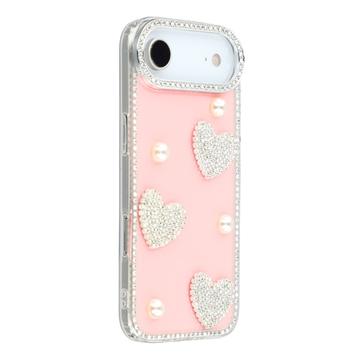 Coque hybride iPhone Air Amour étincelant et perle