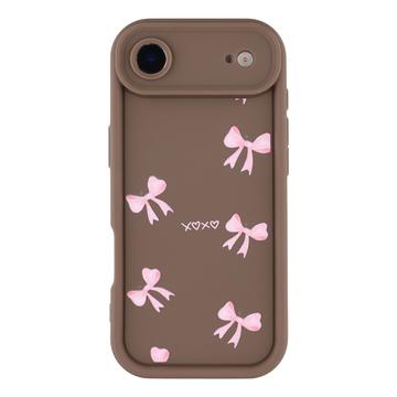 Coque TPU antichoc élégante iPhone Air avec bords relevés - Marrone / arc