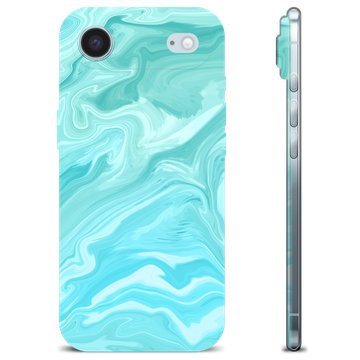 Coque iPhone Air en TPU - Marbre Bleu