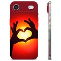 Coque iPhone Air en TPU - Silhouette de Coeur