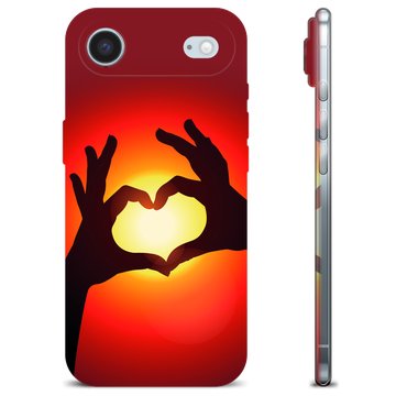 Coque iPhone Air en TPU - Silhouette de Coeur