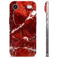 Coque iPhone Air en TPU - Marbre Rouge