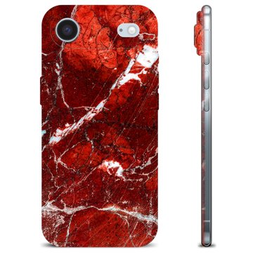 Coque iPhone Air en TPU - Marbre Rouge