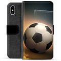 Étui Portefeuille Premium iPhone X / iPhone XS - Football