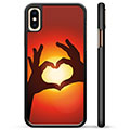 Coque de Protection iPhone XS Max - Silhouette de Coeur