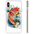 Coque iPhone X / iPhone XS en TPU - Poisson Koï