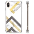 Coque Hybride iPhone X / iPhone XS - Marbre Abstrait