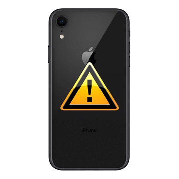 Réparation Cache Batterie pour iPhone XR - cadre inclus - Noir