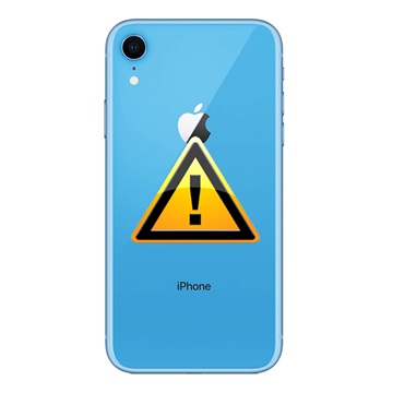 Réparation Cache Batterie pour iPhone XR - cadre inclus - Bleu