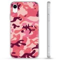 Coque Hybride iPhone XR - Camouflage Rose