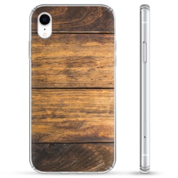 Coque Hybride iPhone XR - Bois