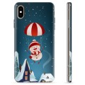 Coque iPhone XS Max en TPU - Bonhomme de Neige