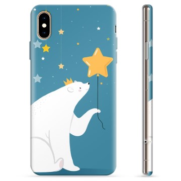Coque iPhone X / iPhone XS en TPU - Ours Polaire