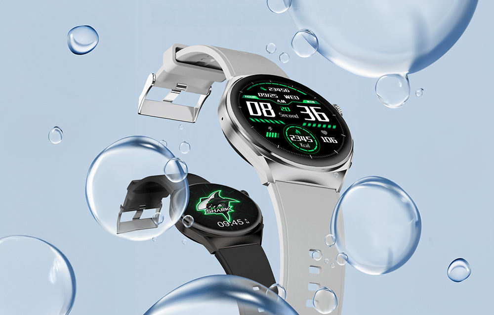 Black Shark S1 Water Resistant Smartwatch - Noir